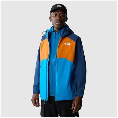 Kurtka Męska The North Face Stratos (CMH9) - skyline blue/desert rust/shady blue Kurtka Męska The North Face Stratos (CMH9) - skyline blue/desert rust/shady blue