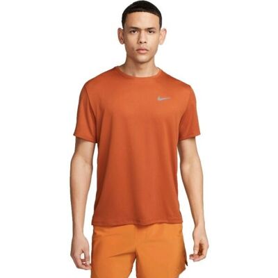 Tricou de alergare Nike Dri-Fit Miler - Portocaliu - Bărbat XL Tricou de alergare Nike Dri-Fit Miler - Portocaliu - Bărbat XL