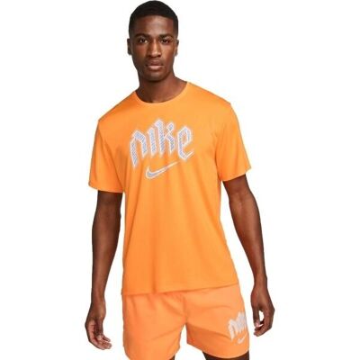 Nike DX0839-836 Portocaliu & Alb Tricou Ușor - Antrenament Nike DX0839-836 Portocaliu & Alb Tricou Ușor - Antrenament