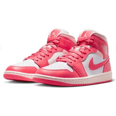 Nike Jordan Mid Jordbær og Fløde Rosa - Sneakers Nike Jordan Mid Jordbær og Fløde Rosa - Sneakers
