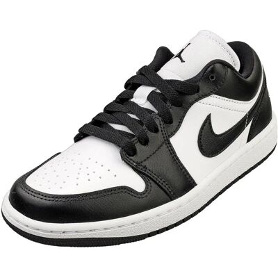 Nike Jordan Hvide & Sorte Air Jordan 1 Low Sneakers - Størrelse US 11 - kvinde Nike Jordan Hvide & Sorte Air Jordan 1 Low Sneakers - Størrelse US 11 - kvinde