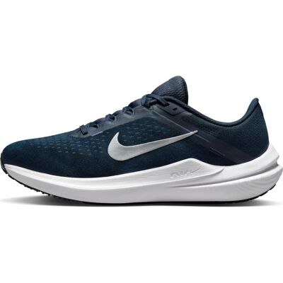 Nike Air Winflo 10 Chaussures de course pour hommes Navy/Silver - Chaussures de route - Publicité Nike Air Winflo 10 Chaussures de course pour hommes Navy/Silver - Chaussures de route - Publicité