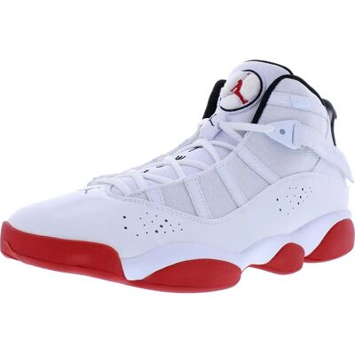 Chaussures de Basketball Nike Jordan 6 Rings Hommes - Blanc - Chaussures de Basket - Publicité Chaussures de Basketball Nike Jordan 6 Rings Hommes - Blanc - Chaussures de Basket - Publicité