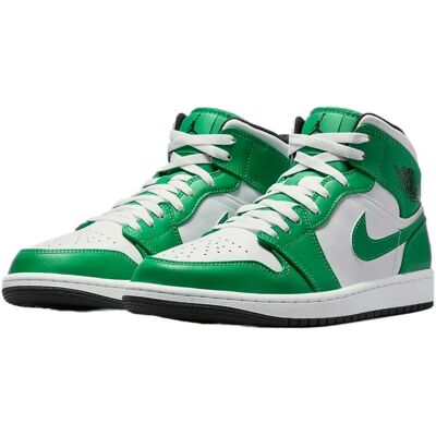 Air Jordan 1 Mid Lucky Green - Sneakers Air Jordan 1 Mid Lucky Green - Sneakers