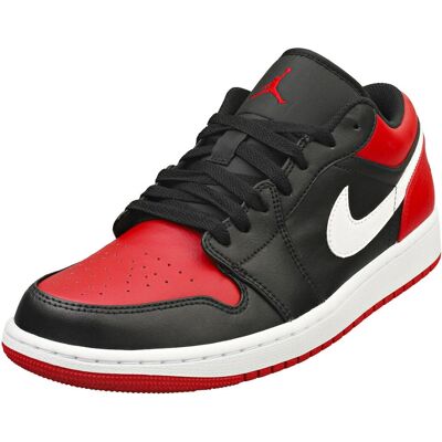 Nike Air Jordan 1 Low Czarny Czerwony Biały - Buty Nike Air Jordan 1 Low Czarny Czerwony Biały - Buty