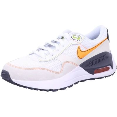 Nike Air Max Systm Big Kids Schuhe - Weiß/Orange - 5.5 Nike Air Max Systm Big Kids Schuhe - Weiß/Orange - 5.5