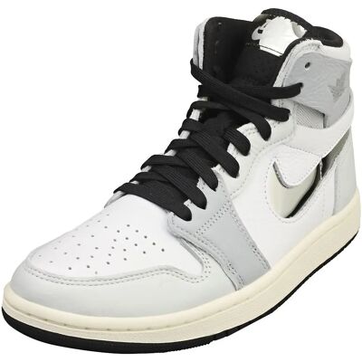 Nike Jordan 1 High Zoom Air Cmft 2 Biały Szary Czarny - Buty Nike Jordan 1 High Zoom Air Cmft 2 Biały Szary Czarny - Buty