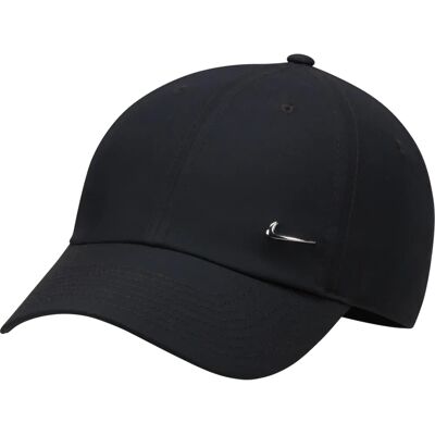 Nike Dri-Fit Club Ασυγκρότητο Καπέλο Metal-Swoosh (FB5372) - μαύρο/μεταλλικό ασημί Nike Dri-Fit Club Ασυγκρότητο Καπέλο Metal-Swoosh (FB5372) - μαύρο/μεταλλικό ασημί
