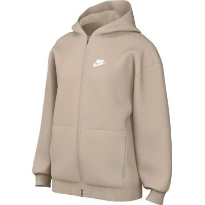 Nike Braune Oversized Full-Zip Hoodie - Hoodie Nike Braune Oversized Full-Zip Hoodie - Hoodie