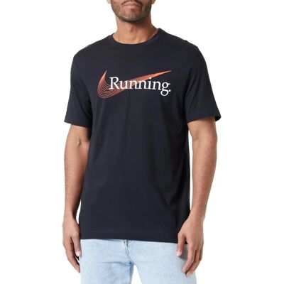 Nike FJ2362-010 Maglietta da corsa nera - Running T-Shirt Nike FJ2362-010 Maglietta da corsa nera - Running T-Shirt