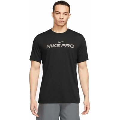 Nike FJ2393-010 Svart Dri-FIT Tränings-T-shirt för Herrar Nike FJ2393-010 Svart Dri-FIT Tränings-T-shirt för Herrar
