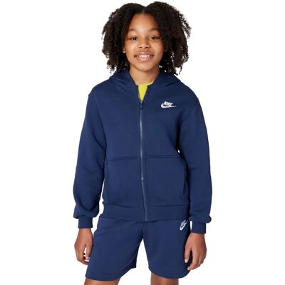 Nike Sportswear Felpa con Cappuccio Fleece per Bambini - Felpa Nike Sportswear Felpa con Cappuccio Fleece per Bambini - Felpa