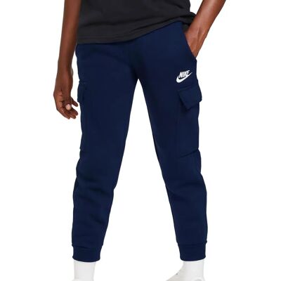 Nike Fleece Cargo Broek - Unisex Blauw Nike Fleece Cargo Broek - Unisex Blauw
