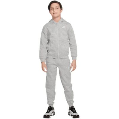 Survêtement Nike en Fleece Gris pour Enfants - Vêtements de Sport - Publicité Survêtement Nike en Fleece Gris pour Enfants - Vêtements de Sport - Publicité