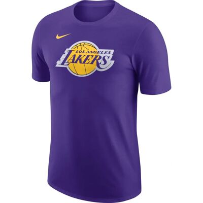 Camiseta Nike Los Angeles Lakers Logo Púrpura Camiseta Nike Los Angeles Lakers Logo Púrpura