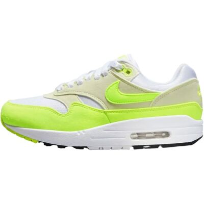 Nike Air Max 1 Dame Sneakers Hvide - Hverdags Sko Nike Air Max 1 Dame Sneakers Hvide - Hverdags Sko