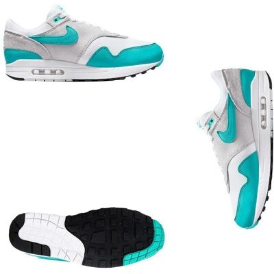 Nike Air Max 1 SC Neutral Grey/ Clear Jade-White-Black - Sneakers Nike Air Max 1 SC Neutral Grey/ Clear Jade-White-Black - Sneakers