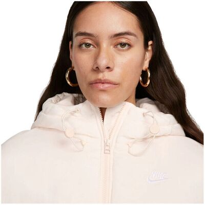 Kurtka Nike Dama WVN OS HR SW - Biała - Standardowe dopasowanie Kurtka Nike Dama WVN OS HR SW - Biała - Standardowe dopasowanie