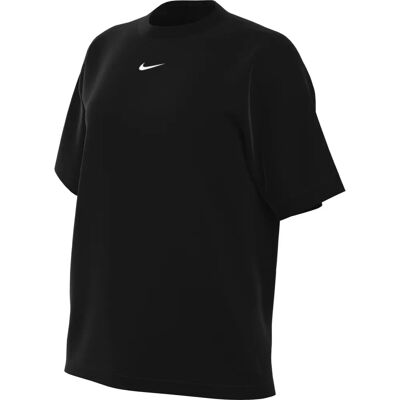 Koszulka Nike Sportswear Essential dla kobiet - Organiczna bawełna - Czarna S Koszulka Nike Sportswear Essential dla kobiet - Organiczna bawełna - Czarna S