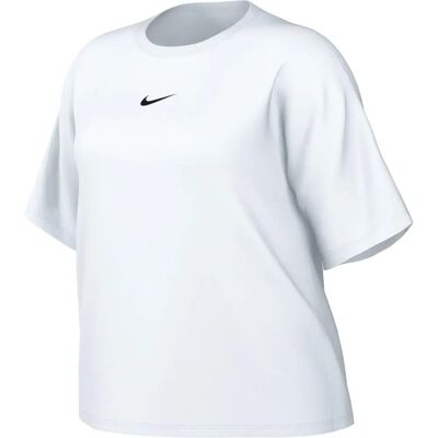 Nike Women's Organic Cotton T-Shirt - White, Black - T-Shirt Nike Women's Organic Cotton T-Shirt - White, Black - T-Shirt