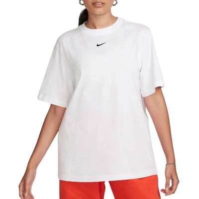 Damska Koszulka z Organicznej Bawełny Nike - Luźny Krój Damska Koszulka z Organicznej Bawełny Nike - Luźny Krój