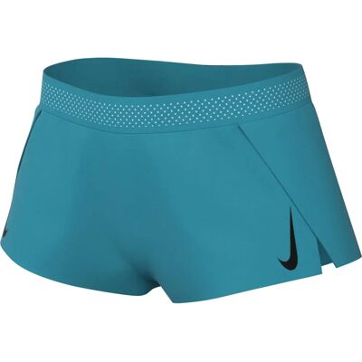 Sportowe szorty Nike AeroSwift dla kobiet - RAPID TEAL/CZARNY - L Sportowe szorty Nike AeroSwift dla kobiet - RAPID TEAL/CZARNY - L