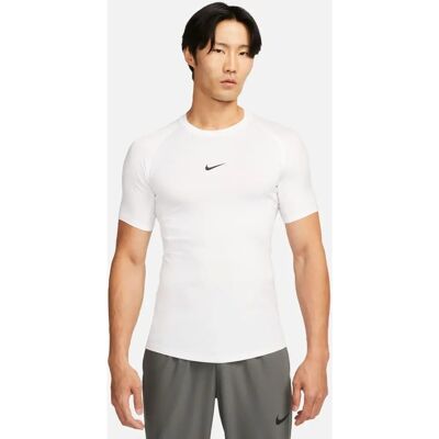 Nike Pro White/Black Dri-FIT Men's T-shirt - Slim Fit Nike Pro White/Black Dri-FIT Men's T-shirt - Slim Fit