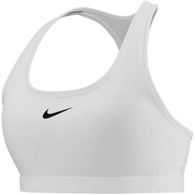 Sujetador Nike Swoosh de soporte medio - Blanco/Mauve Piedra/Negro - Sujetador deportivo Sujetador Nike Swoosh de soporte medio - Blanco/Mauve Piedra/Negro - Sujetador deportivo