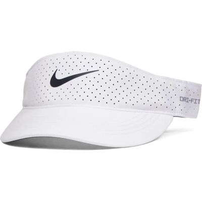 Nike Witte Ace Tennisschouder - Visor voor Tennis & Golf Nike Witte Ace Tennisschouder - Visor voor Tennis & Golf