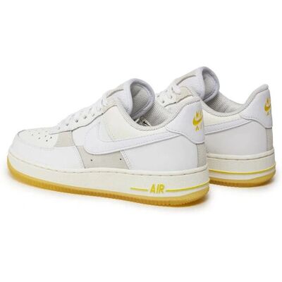 Nike Air Force 1 '07 Low Biało Żółte - Buty Modowe Nike Air Force 1 '07 Low Biało Żółte - Buty Modowe