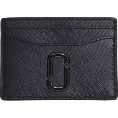 Porte-cartes noir 'The J Marc' de Marc Jacobs - Noir - Étui à cartes - Femmes Porte-cartes noir 'The J Marc' de Marc Jacobs - Noir - Étui à cartes - Femmes
