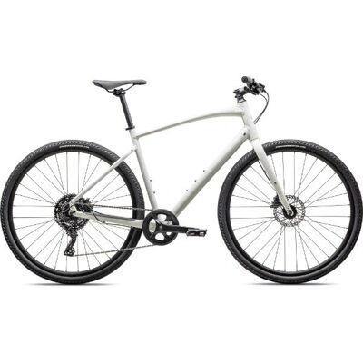 Specialized Sirrus X 2.0 - 2025 Dune White / Dove Grey Reflective - Velo Urbain - Publicité Specialized Sirrus X 2.0 - 2025 Dune White / Dove Grey Reflective - Velo Urbain - Publicité