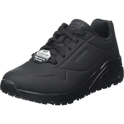 Skechers 108021ECBLK Black Synthetic Lace-Up Shoes - Shoes Skechers 108021ECBLK Black Synthetic Lace-Up Shoes - Shoes