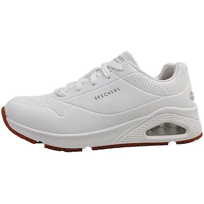 Skechers Women's Relaxed Fit Uno SR Safety Trainers - White Skechers Women's Relaxed Fit Uno SR Safety Trainers - White