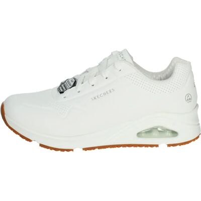 Skechers Women's Relaxed Fit Uno SR Safety Trainers - White - Safety Trainers Skechers Women's Relaxed Fit Uno SR Safety Trainers - White - Safety Trainers