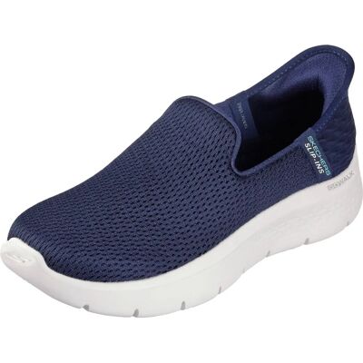 Baskets Slip-In Skechers Navy - Go Walk Flex Femme Baskets Slip-In Skechers Navy - Go Walk Flex Femme