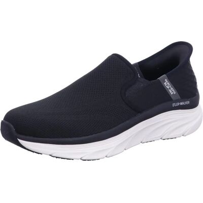 Baskets Slip-On Noires Skechers - Légères, Mousse à mémoire, Casual - Publicité Baskets Slip-On Noires Skechers - Légères, Mousse à mémoire, Casual - Publicité