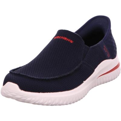 Skechers Delson 3.0 Cabrino Navy Slip-on Sneakers Skechers Delson 3.0 Cabrino Navy Slip-on Sneakers