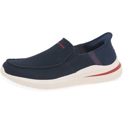 Skechers Delson Cabrino Navy Slip-On Schoenen - Schoenen Skechers Delson Cabrino Navy Slip-On Schoenen - Schoenen