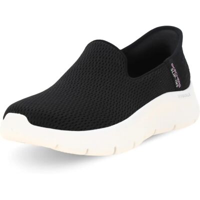 Skechers Women's Slip-On Sneakers Black/White - Casual Footwear Skechers Women's Slip-On Sneakers Black/White - Casual Footwear