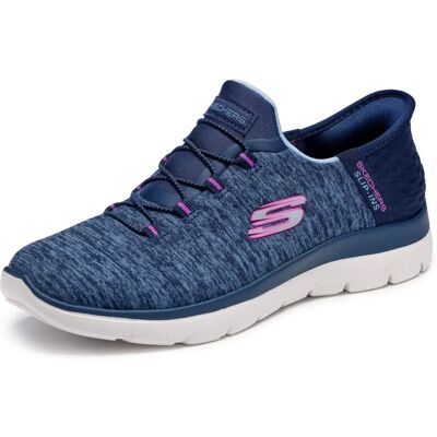 Skechers Summits Slip-Ins Blue Pink Women - Sneakers Skechers Summits Slip-Ins Blue Pink Women - Sneakers