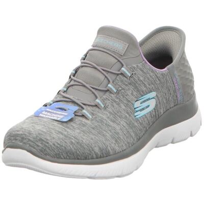 SKECHERS Damskie Buty Casual SUMMITS - Dazzling Haze - Szary - 37,5 SKECHERS Damskie Buty Casual SUMMITS - Dazzling Haze - Szary - 37,5