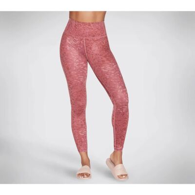 Skechers Womens Go Sculpt High Waist Leopard Leggings - Leggings Skechers Womens Go Sculpt High Waist Leopard Leggings - Leggings
