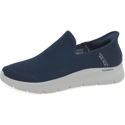 Skechers Men's Navy Slip-On Trainers - Men's Skechers Go Walk Flex Shoes Skechers Men's Navy Slip-On Trainers - Men's Skechers Go Walk Flex Shoes