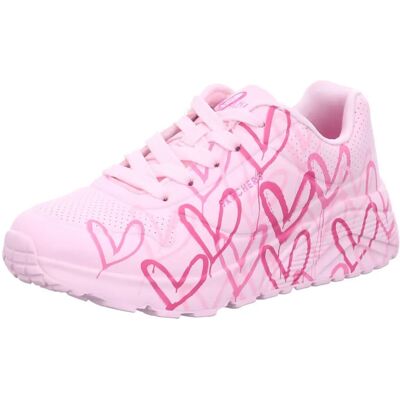 Chaussures Skechers Rose Enfants Uno Lite Spread The Joy - Publicité Chaussures Skechers Rose Enfants Uno Lite Spread The Joy - Publicité
