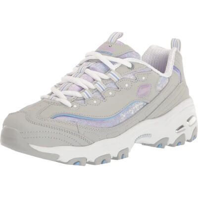 Skechers D'Lites Jasnoszary/Multikolor - Sneakers Skechers D'Lites Jasnoszary/Multikolor - Sneakers