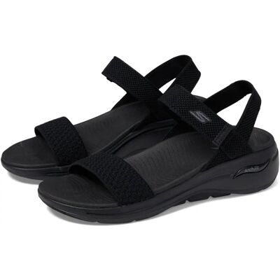 Skechers GO WALK Arch Fit Sandal - Pulido - negro Skechers GO WALK Arch Fit Sandal - Pulido - negro