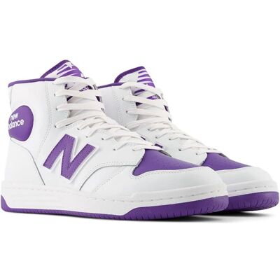 New Balance BB480SCE Fehér Bőr Közép Magas Cipő - Sneakers New Balance BB480SCE Fehér Bőr Közép Magas Cipő - Sneakers