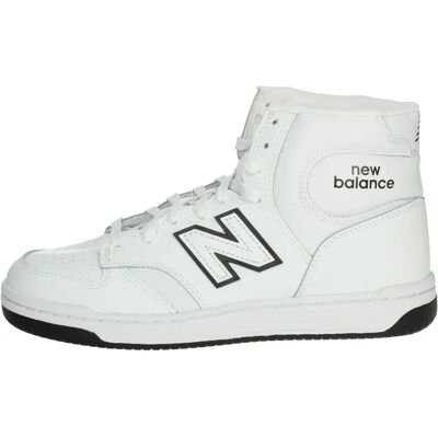 New Balance Weiße & Schwarze 480 Hoch-Top-Sneaker - Turnschuhe New Balance Weiße & Schwarze 480 Hoch-Top-Sneaker - Turnschuhe