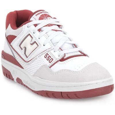 New Balance Vita & Röda 550 Sneakers - Storlek: US 5.5 Kvinnor / US 4 Män New Balance Vita & Röda 550 Sneakers - Storlek: US 5.5 Kvinnor / US 4 Män